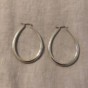 Silver earrings